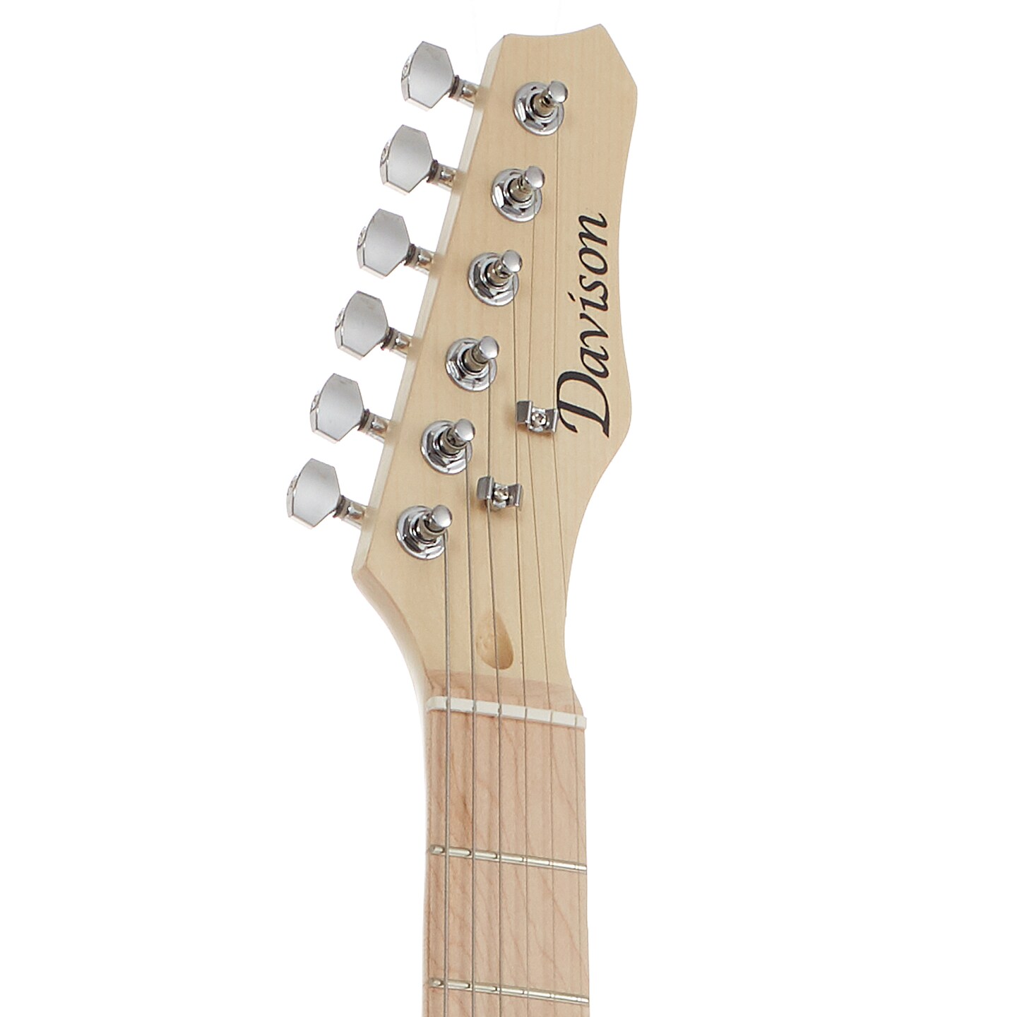 Davison Guitars Full Size Electric Guitar with 10-Watt Amp - Right Handed Beginner Kit with Gig Bag and Accessories