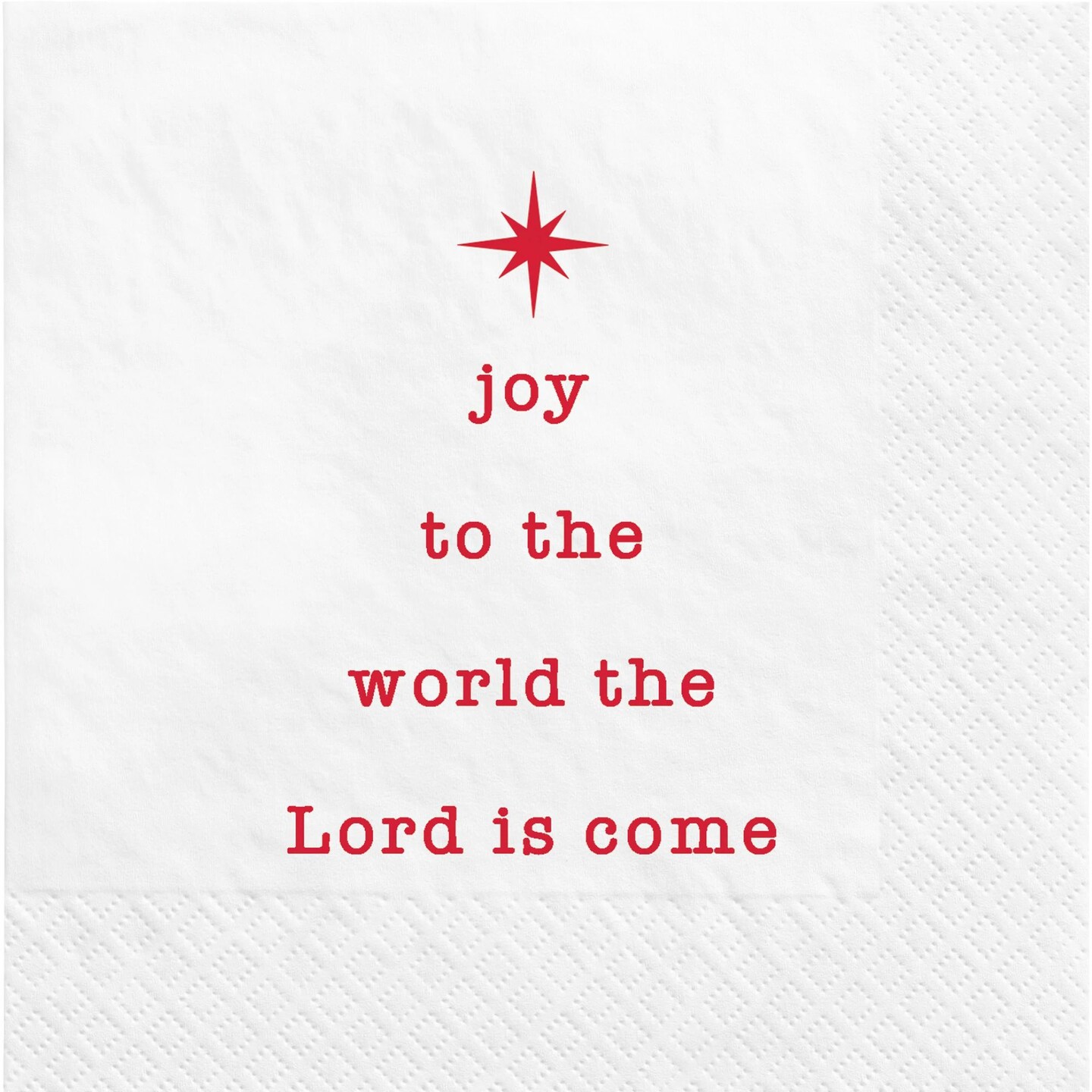 Joy to the World Religious Beverage Napkins, 16ct