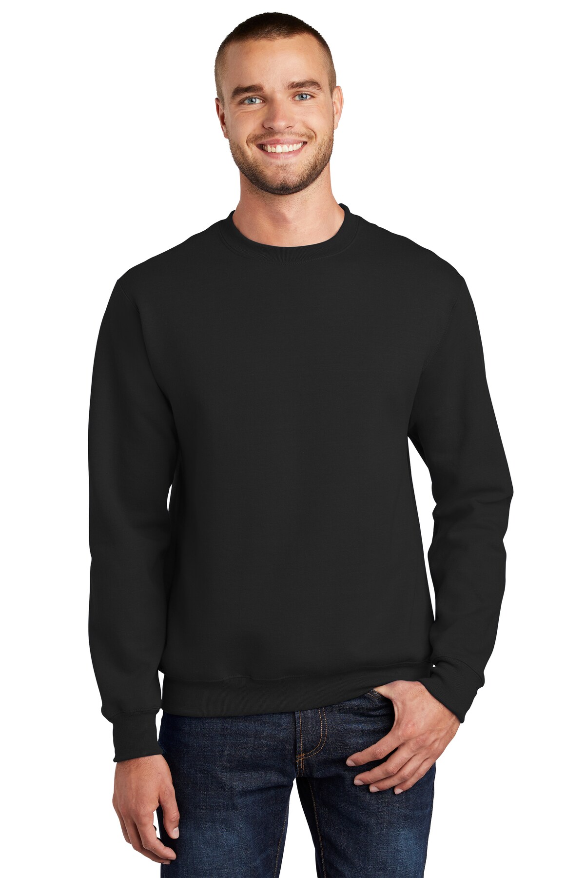 Fruit of the loom men's fleece crew outlet sweatshirt