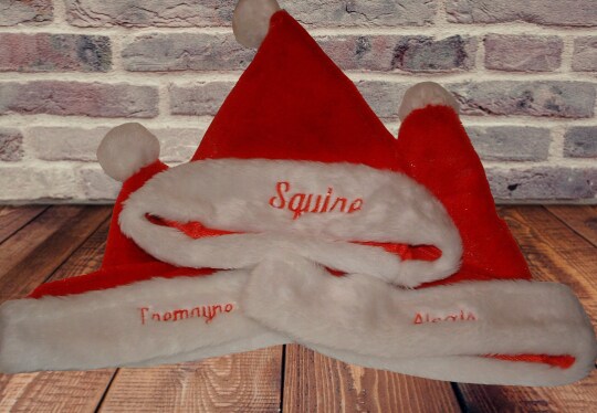 Custom Embroidered Santa Hats product 2
