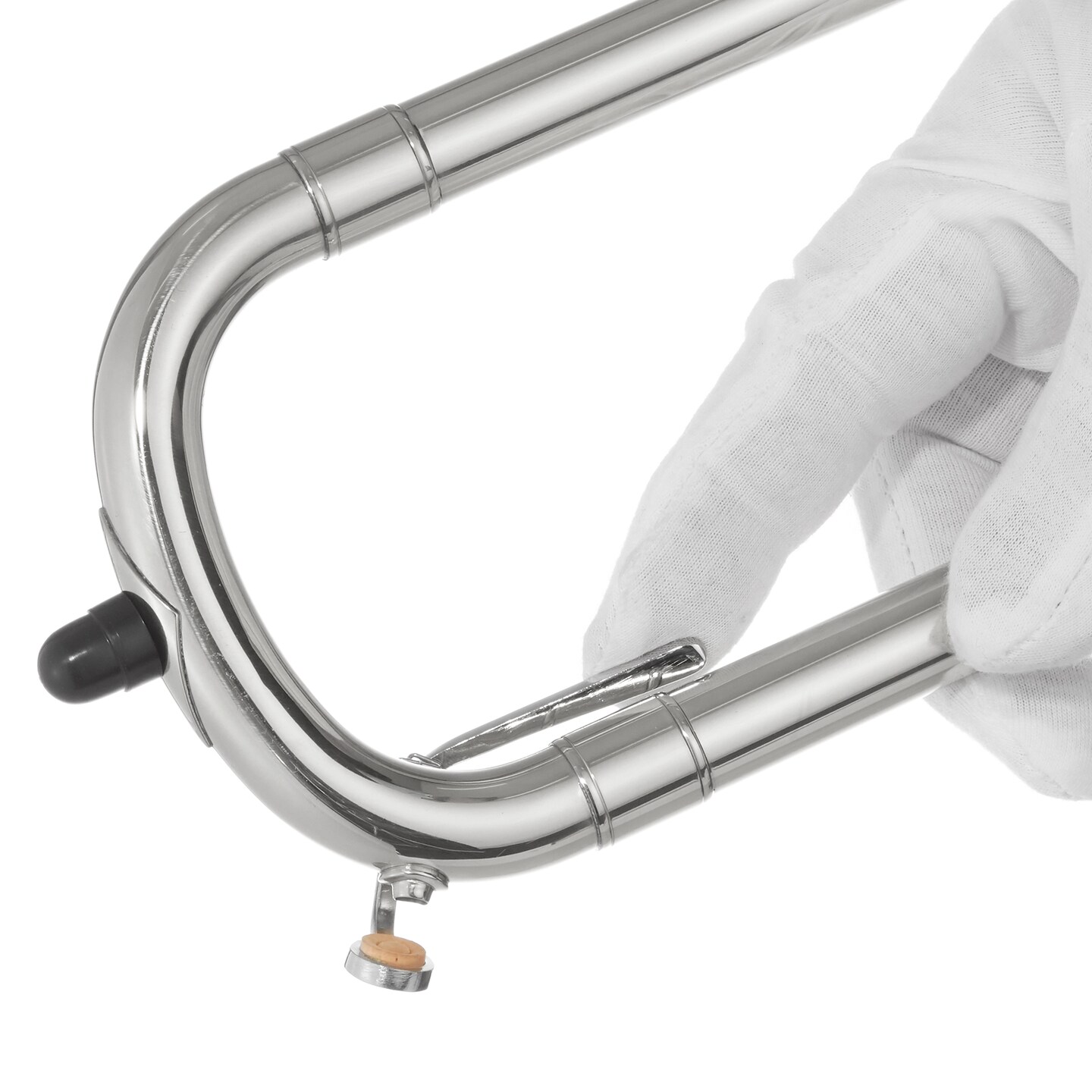 Ashthorpe Bb Tenor Slide Trombone - Includes Case, Mouthpiece, Gloves, Cleaning Cloth, Slide Grease