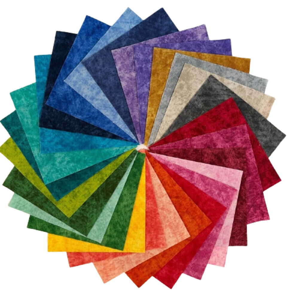 Kitcheniva 5 PreCut Quilting Squares Colorful Fabric 108 Pcs