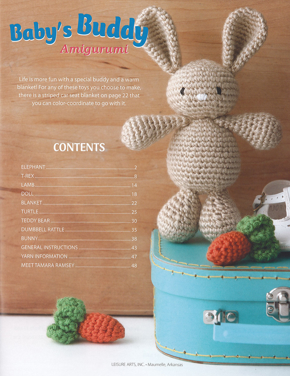 Leisure Arts Baby&#x27;s Buddy Amigurumi Crochet Book