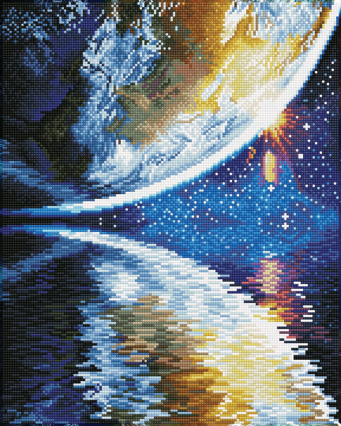 DIAMOND ART BY LEISURE ARTS Reflection, 16"x20", Advanced Diamond Painting Kits for Adults, Diamond Art for Adults, Diamond Art Kit, Diamond Art Painting