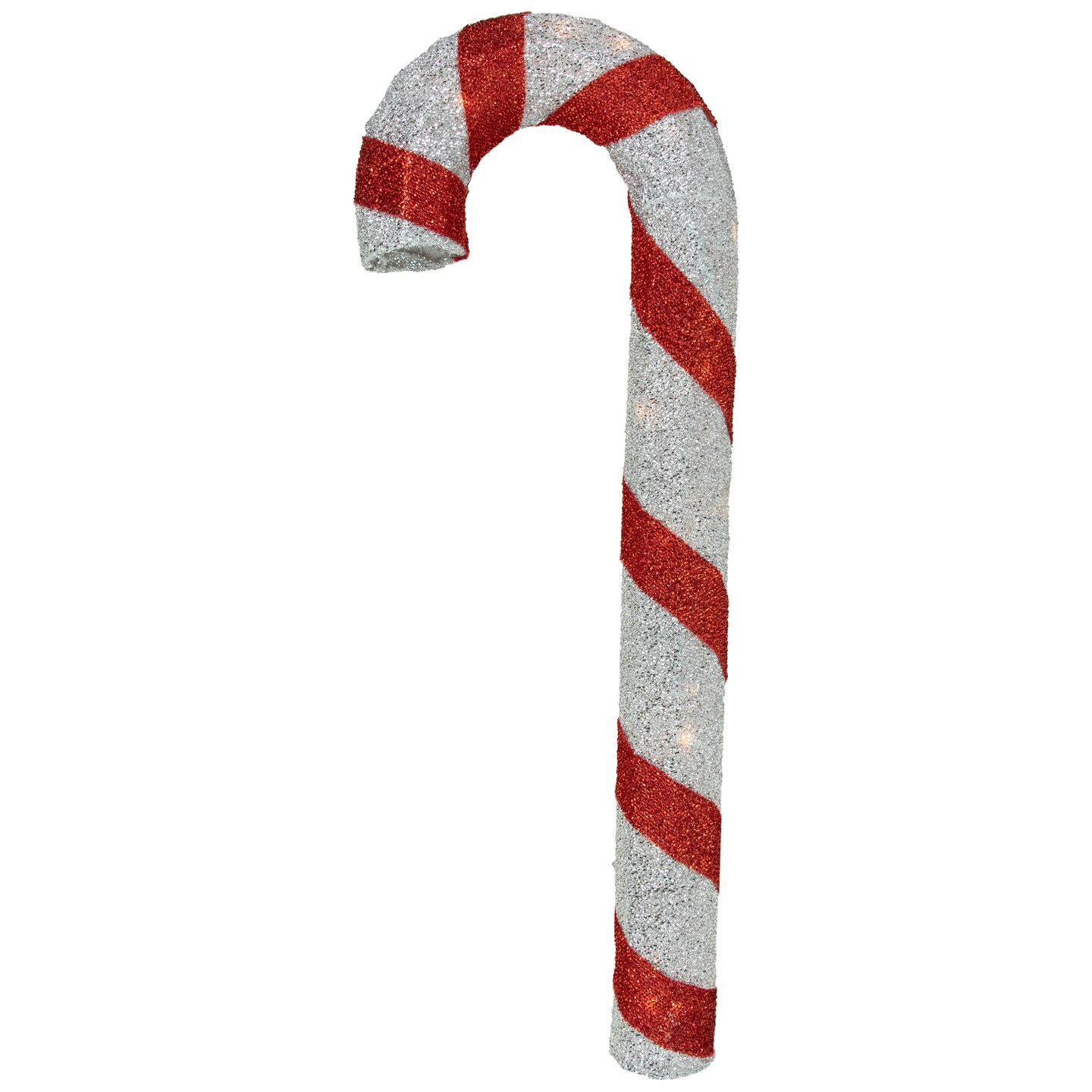 Northlight Lighted Striped Candy Cane  Outdoor Christmas Decoration - 31&#x22; - Clear Lights