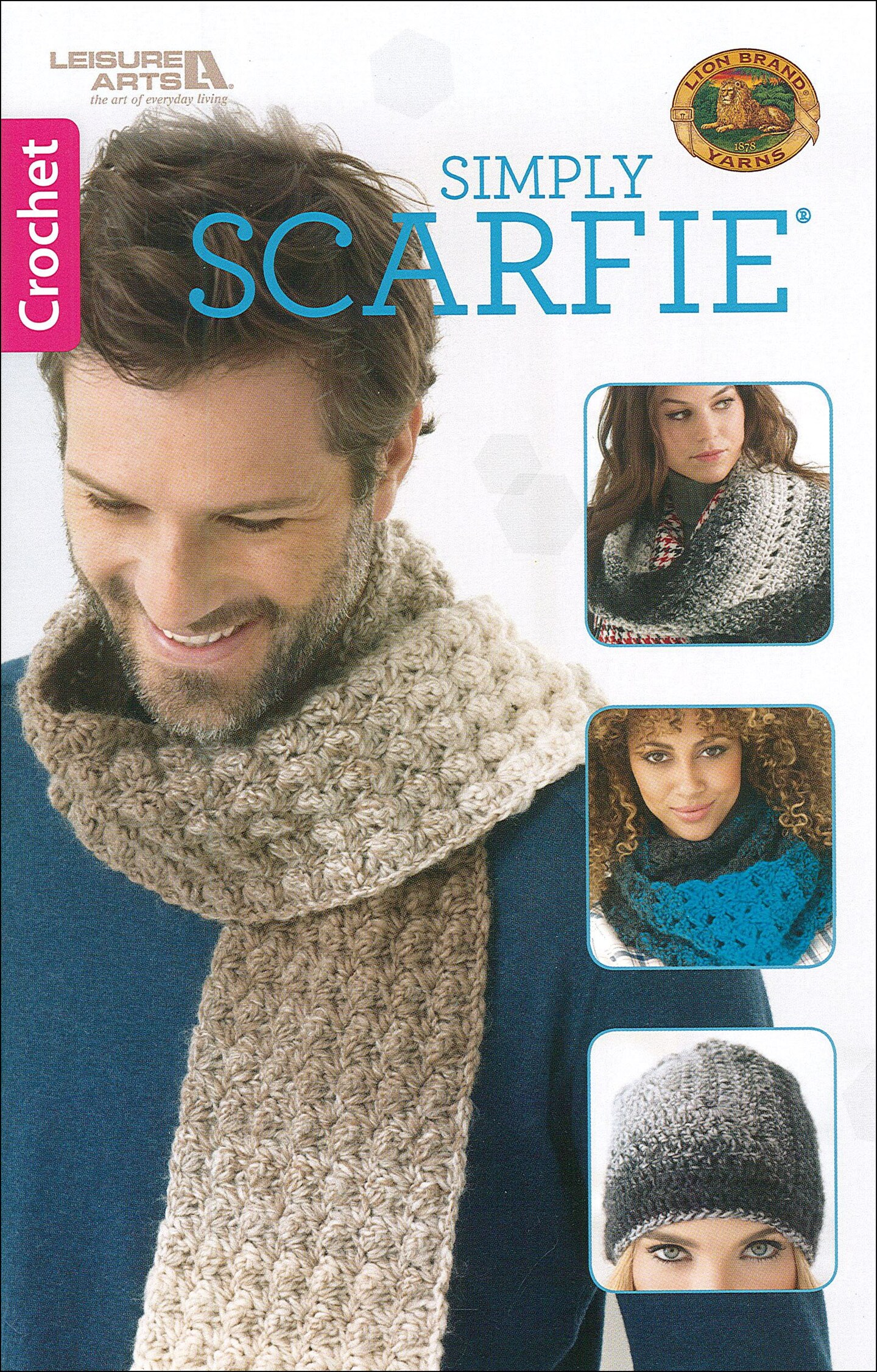 Leisure Arts Simply Scarfie Crochet Book