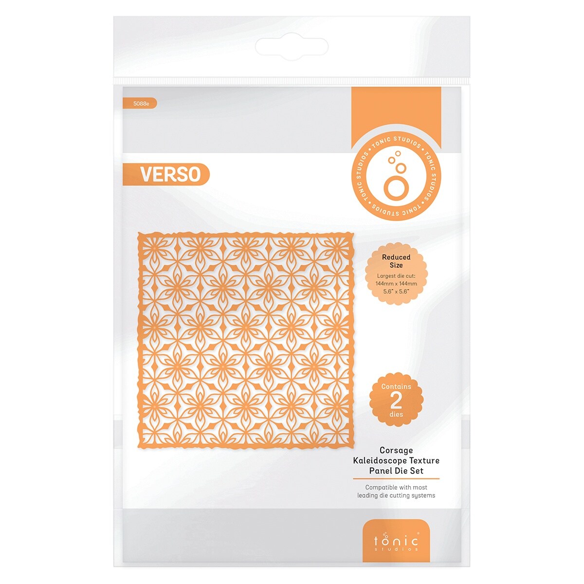 Tonic Studios Texture Panel Die Set-Corsage Kaleidoscope