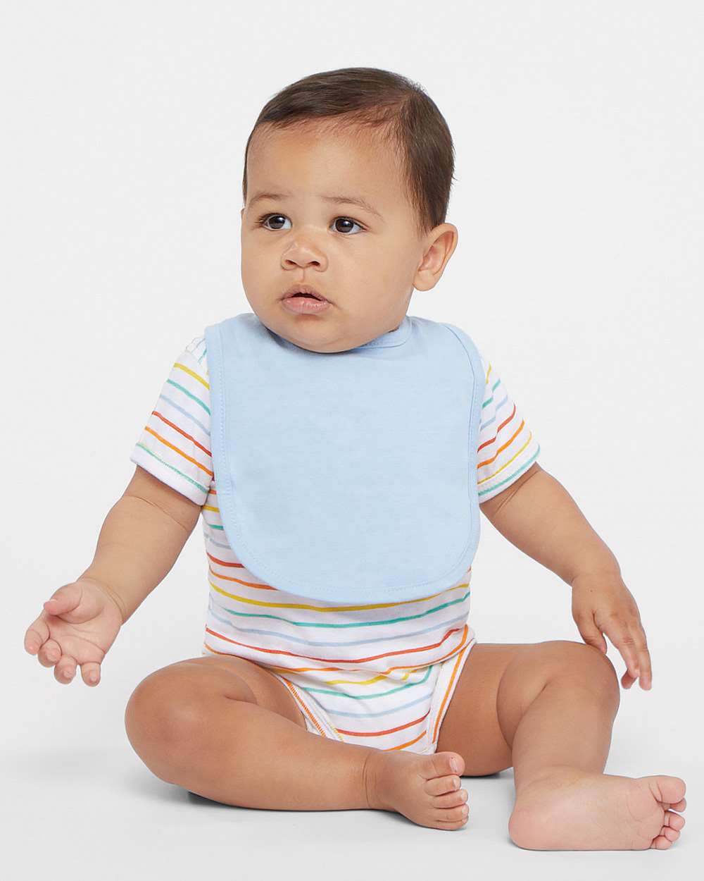Infant Premium Jersey Bib - 1005 | 100% Combed Ring-Spun Cotton | RADYAN&#xAE;