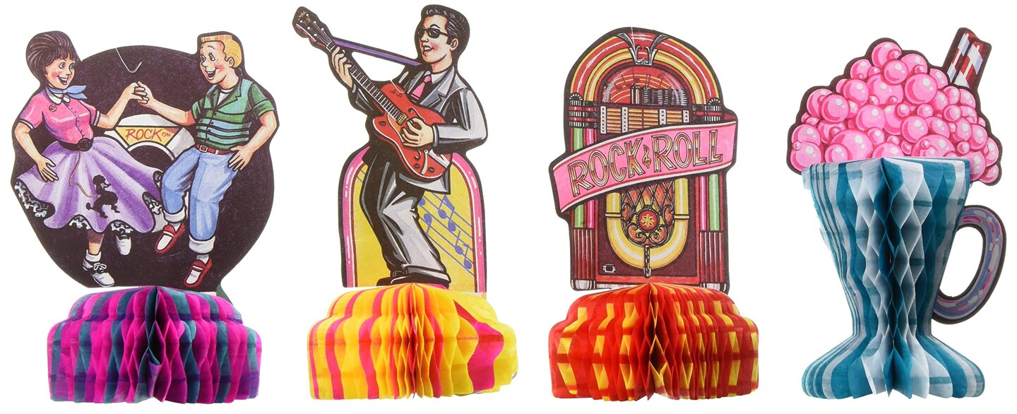 50's Mini Centerpieces Michaels