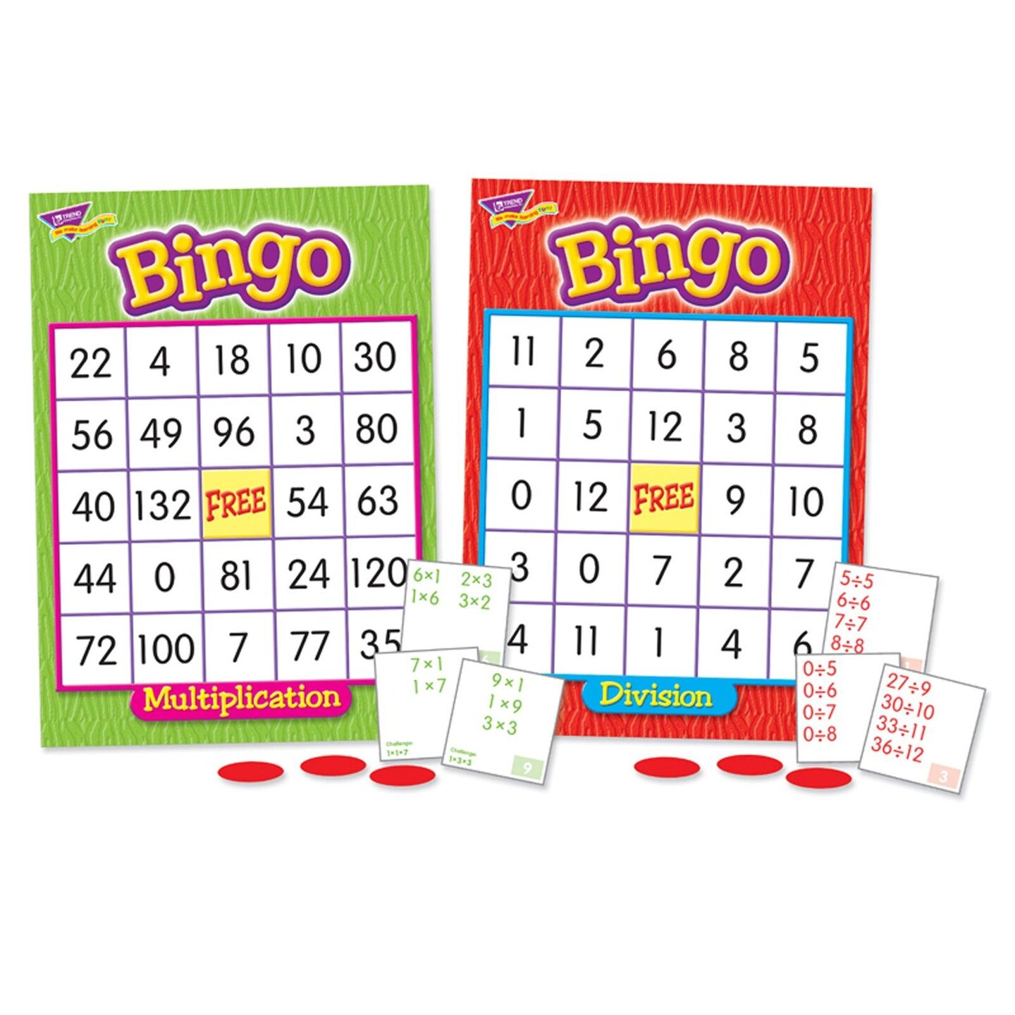 Multiplication &#x26; Division Bingo Game