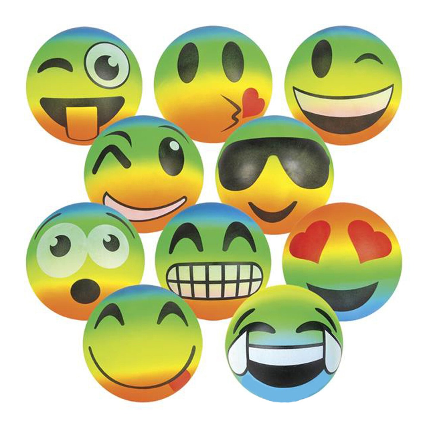 Inflatable Emoji Rainbow Balls | MINA&#xAE;