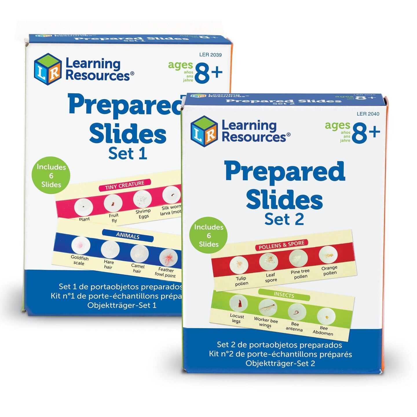 Prepared Slides Bundle: Set I &#x26; II, Pack of 12