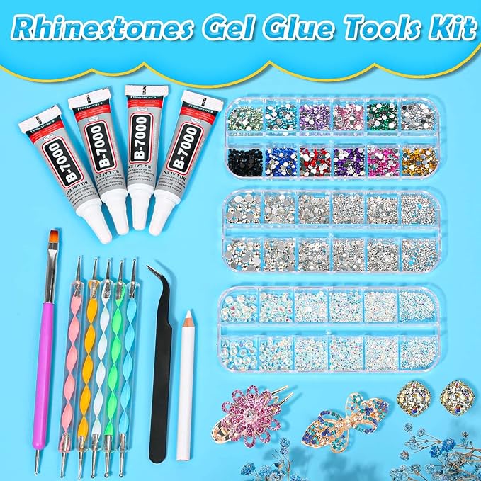 High-Quality Rhinestone and Glue Tools Set