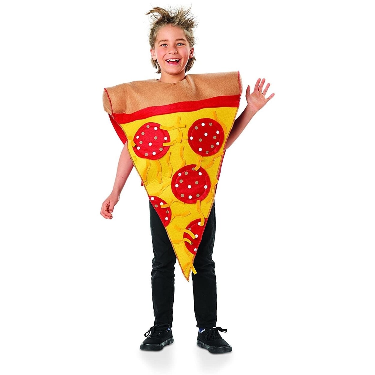 Seasons Pizza Slice Pepperoni Costume Kids L Xl Dress Up Halloween Outfit