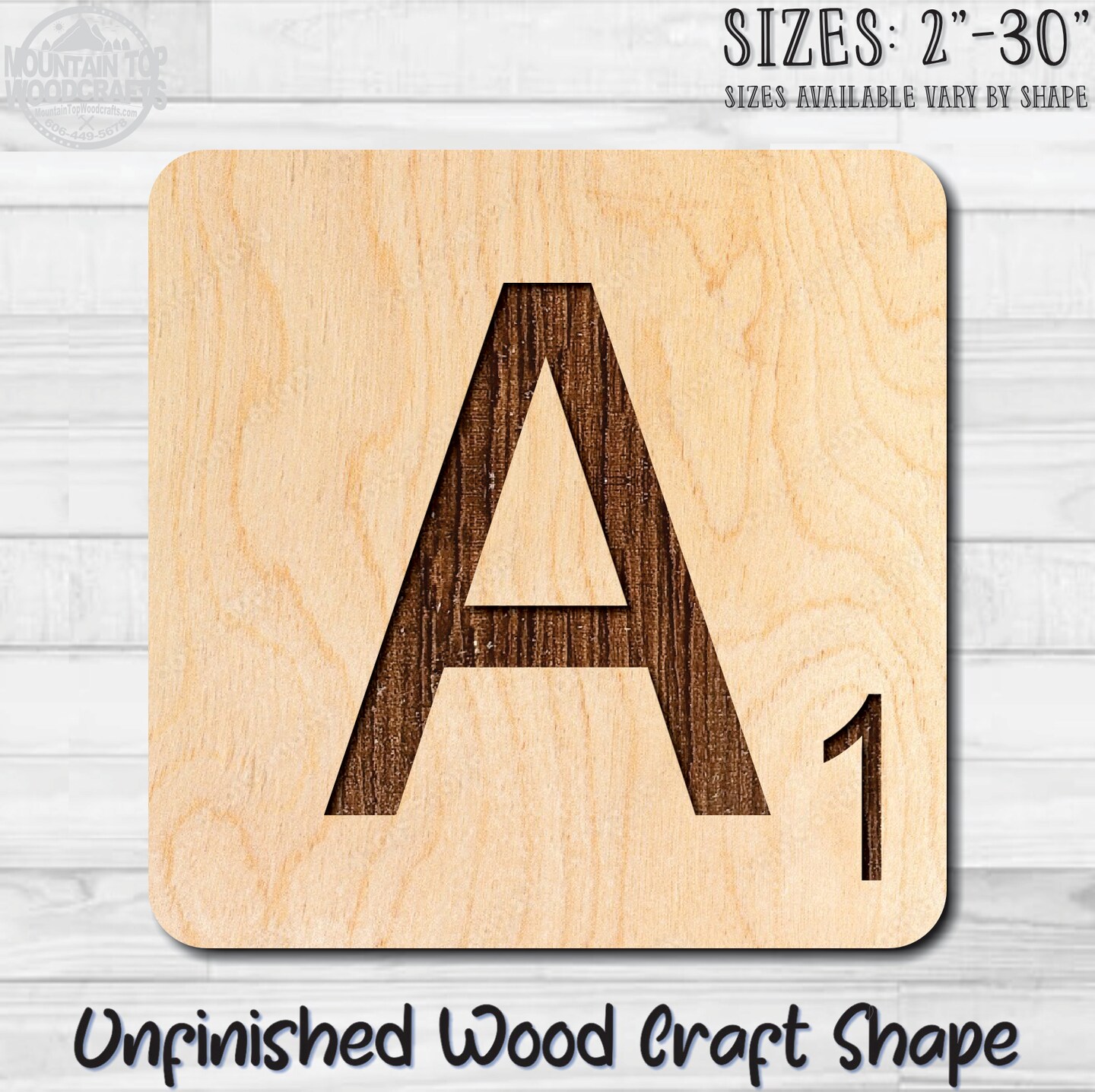 Scrabble Tile A Letter Board Game Name Unfinished Wood Shape Blank Scrabble tile a letter board game name unfinished wood shape blank