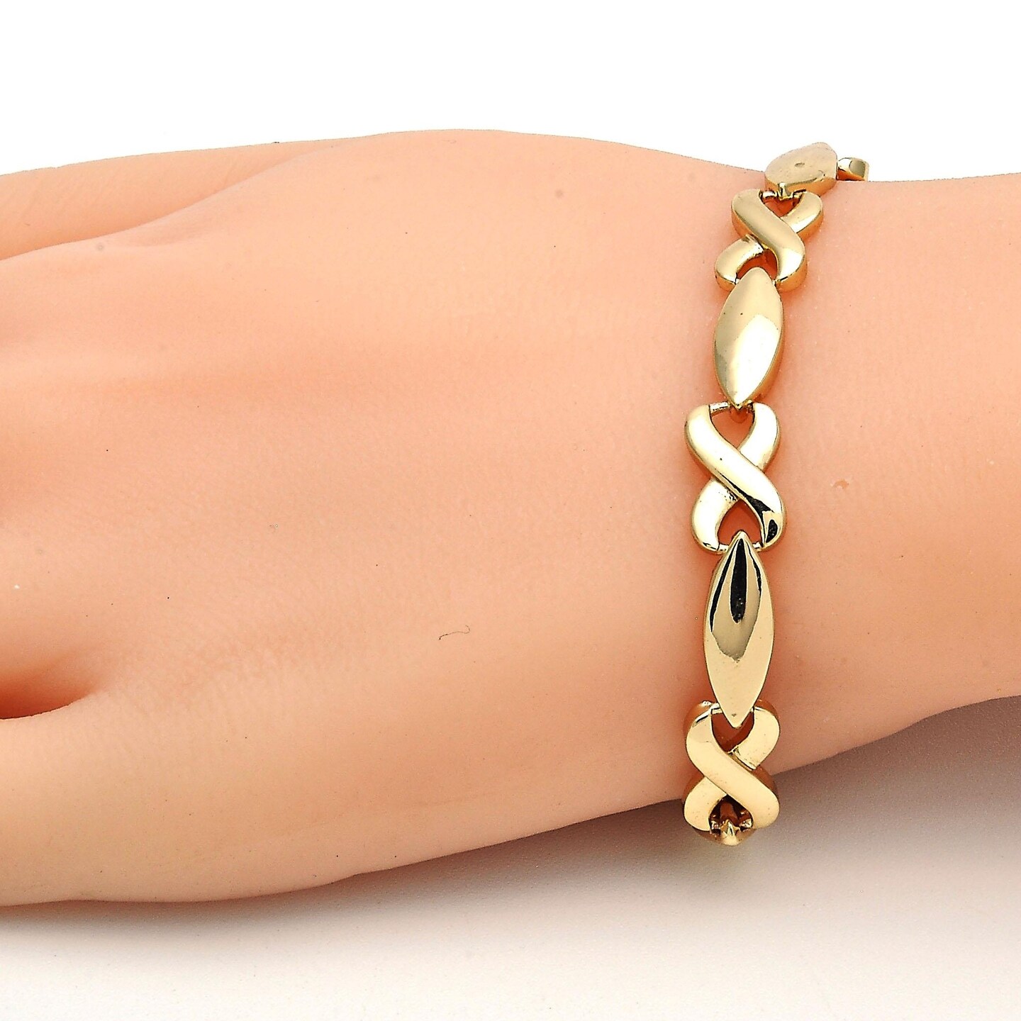 RM Yellow Gold XOXO Bracelet 14K Gold Filled