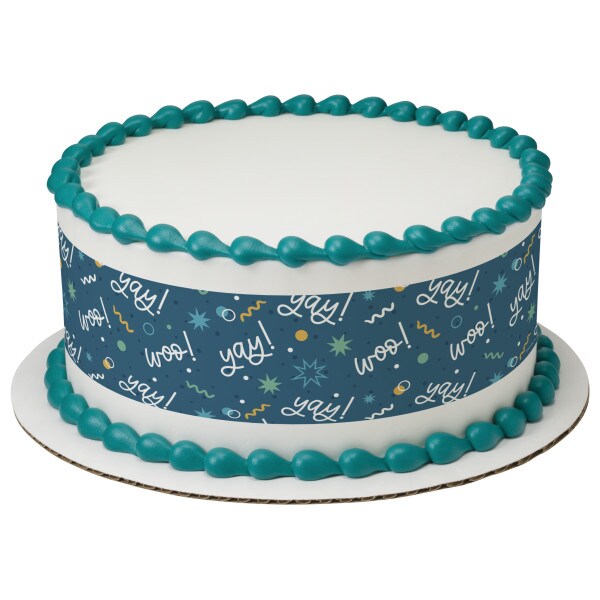 Yay! Edible Cake Topper Image Strips