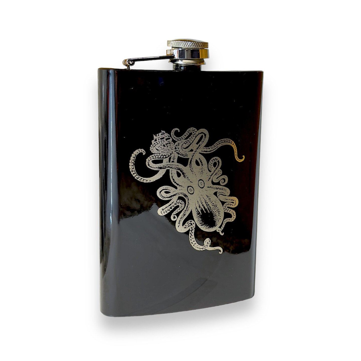 8oz BLACK Kraken Flask 8oz BLACK Kraken Flask
