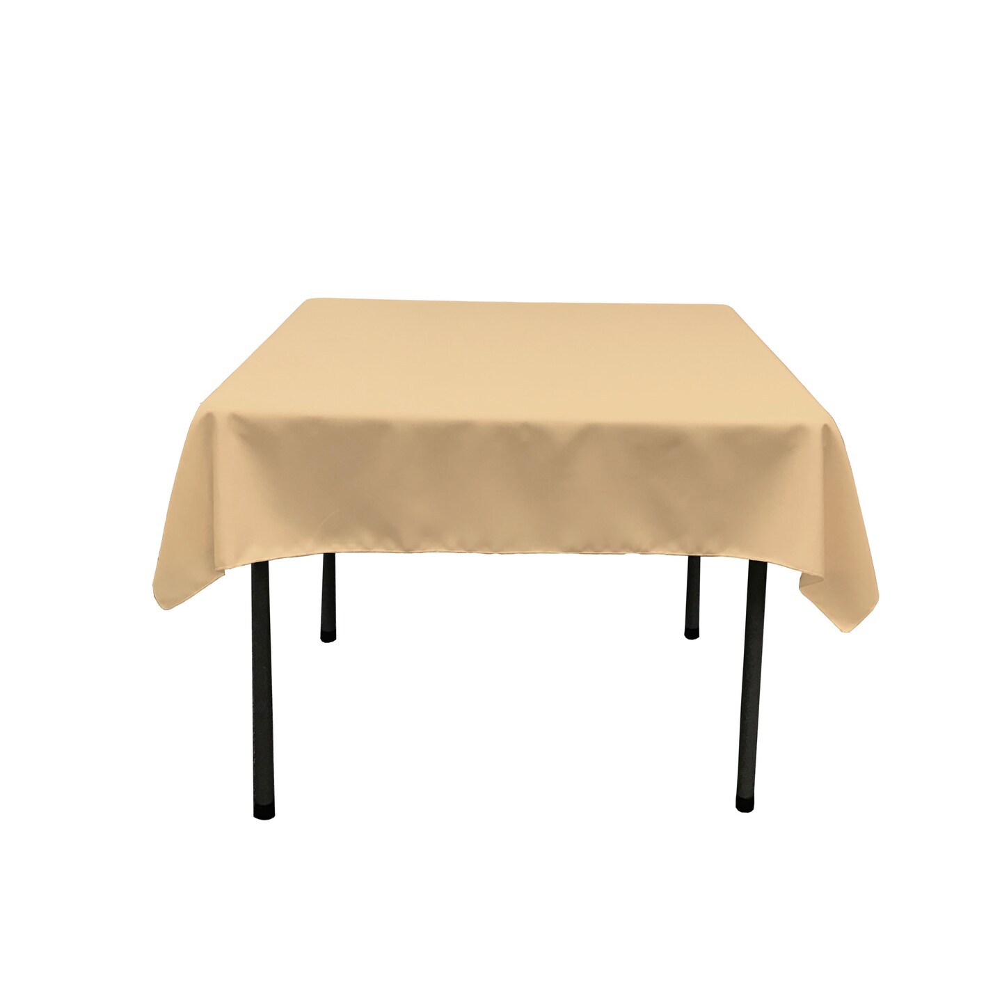58 x 58 Inch Square Tablecloth Polyester Poplin Durable Event and Dining Linen