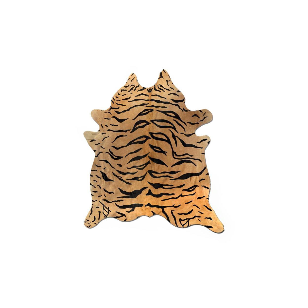 Natural Cowhide Rug 5X7 Handmade Soft Stain Resistant Brazilian Togo