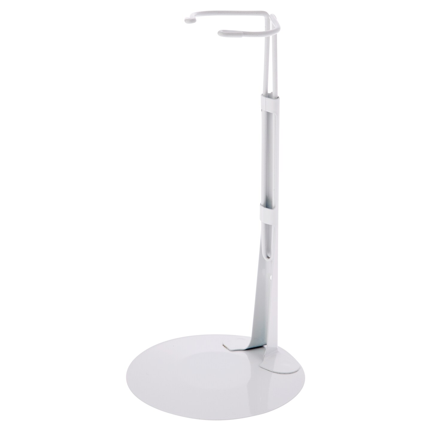 Kaiser 2501 White Adjustable Doll Stand, fits 12 to 17 inch Dolls or Action Figures, waist width adjusts from 2 to 2.5 inches