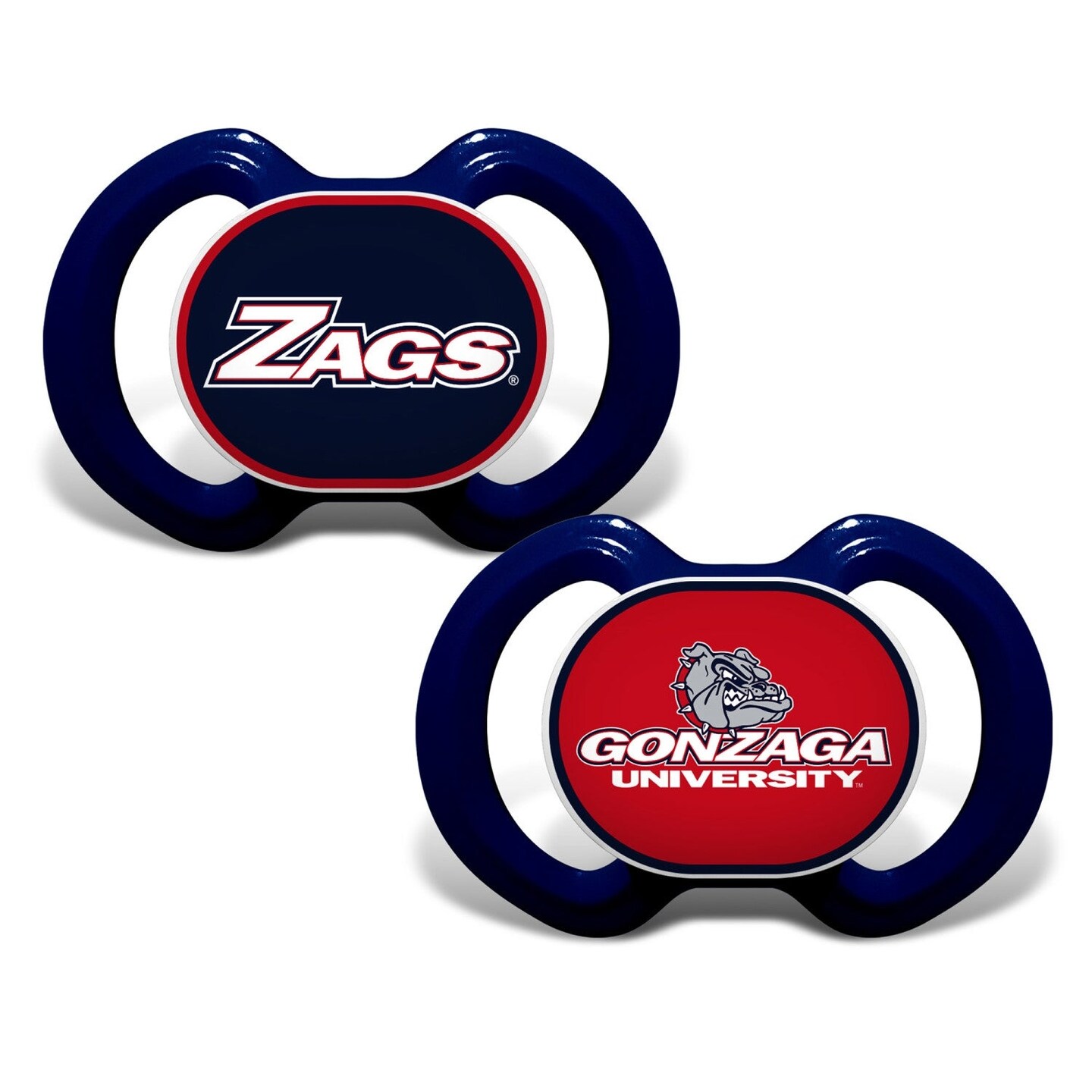 MasterPieces Gonzaga Bulldogs - Pacifier 2-Pack