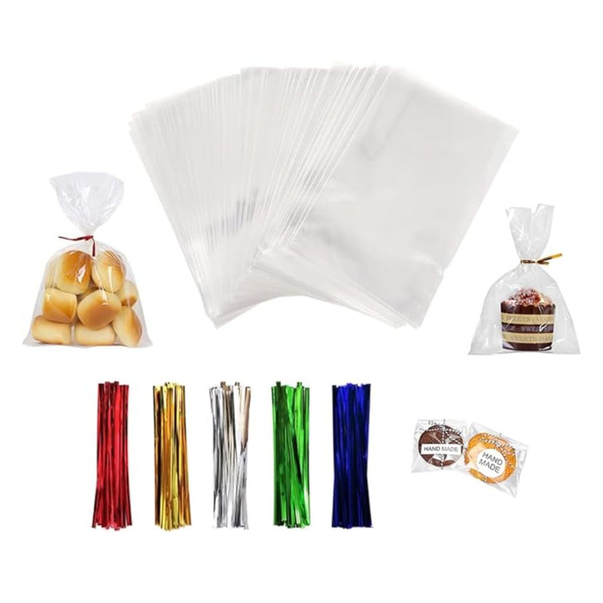 5x7 Inches High-Quality Treat Bags 100 pcs