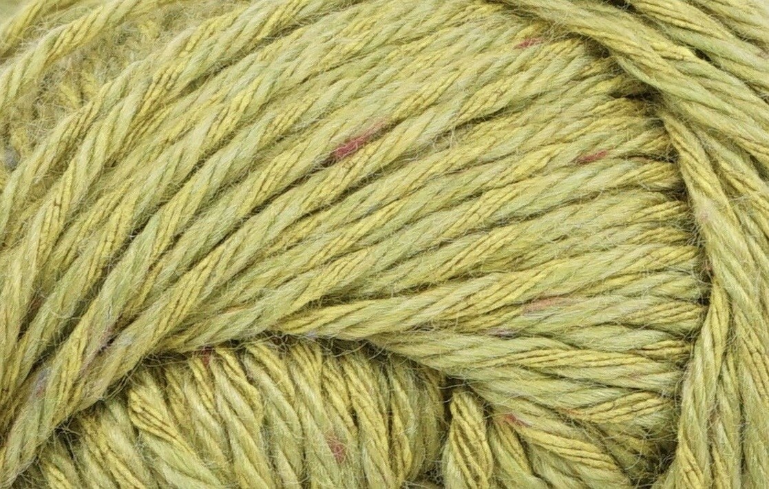 Tatamy Tweed Worsted Cotton Blend Yarn by Kraemer Yarns - #1234 Avocado