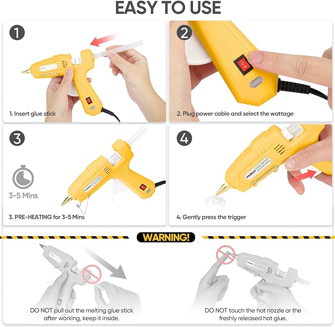 Sturdy Glue Gun with Glue Sticks