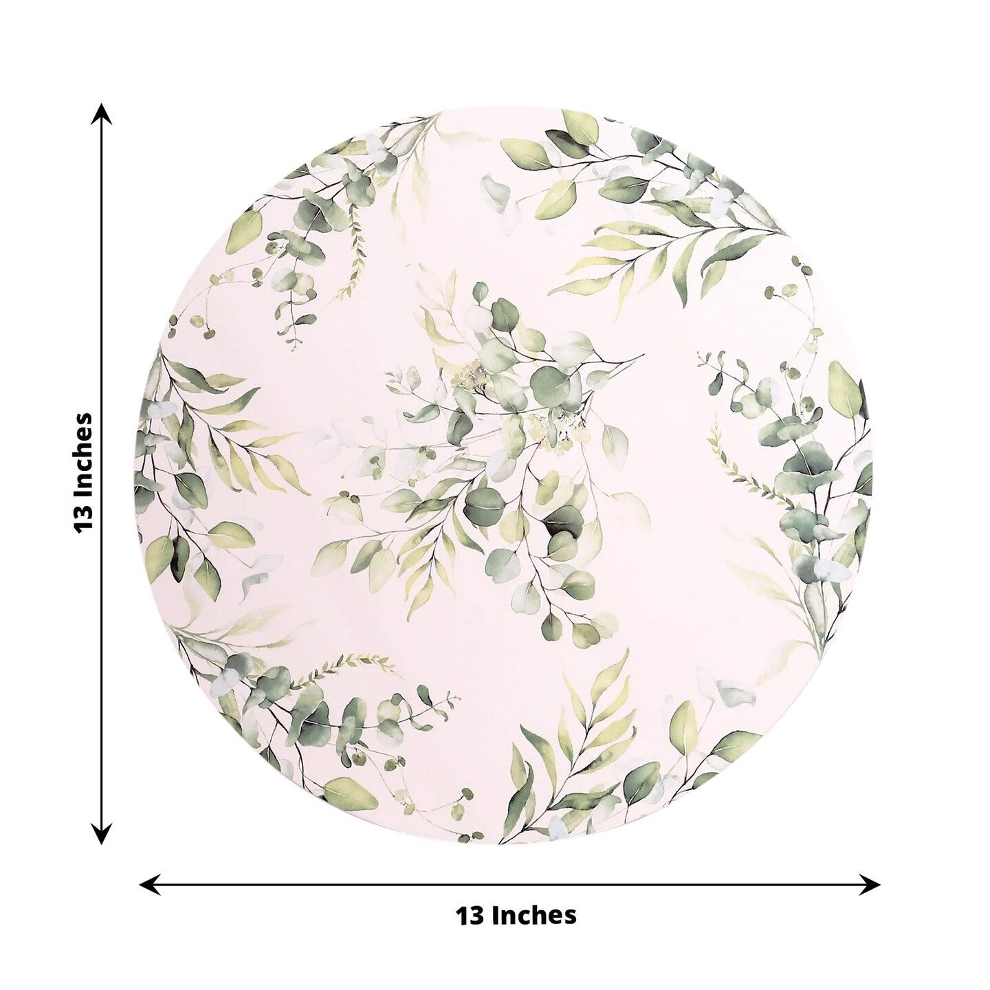 Floral Disposable Paper Charger Plates: Party Decor