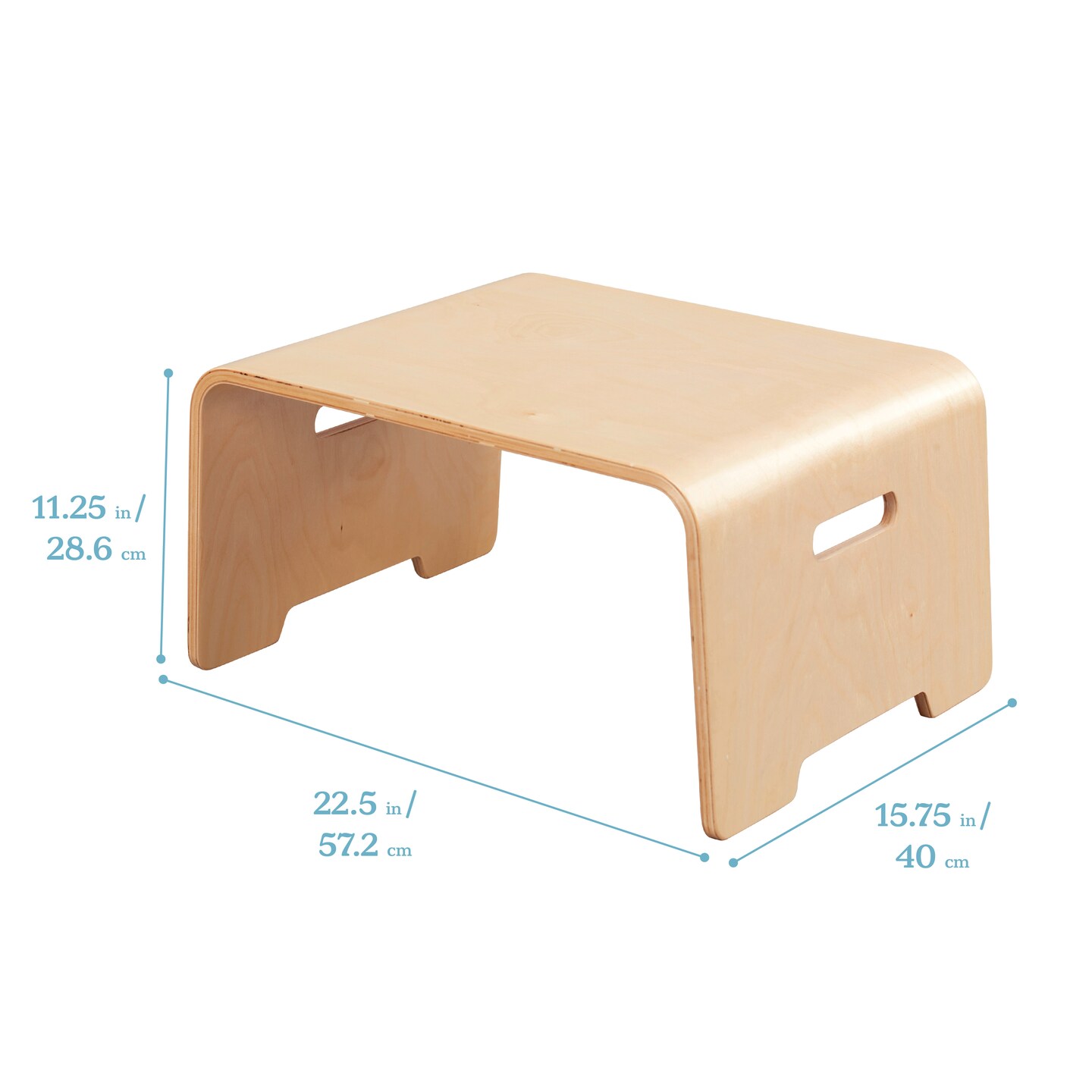 Bentwood Lap Desk with Handles, Activity Table