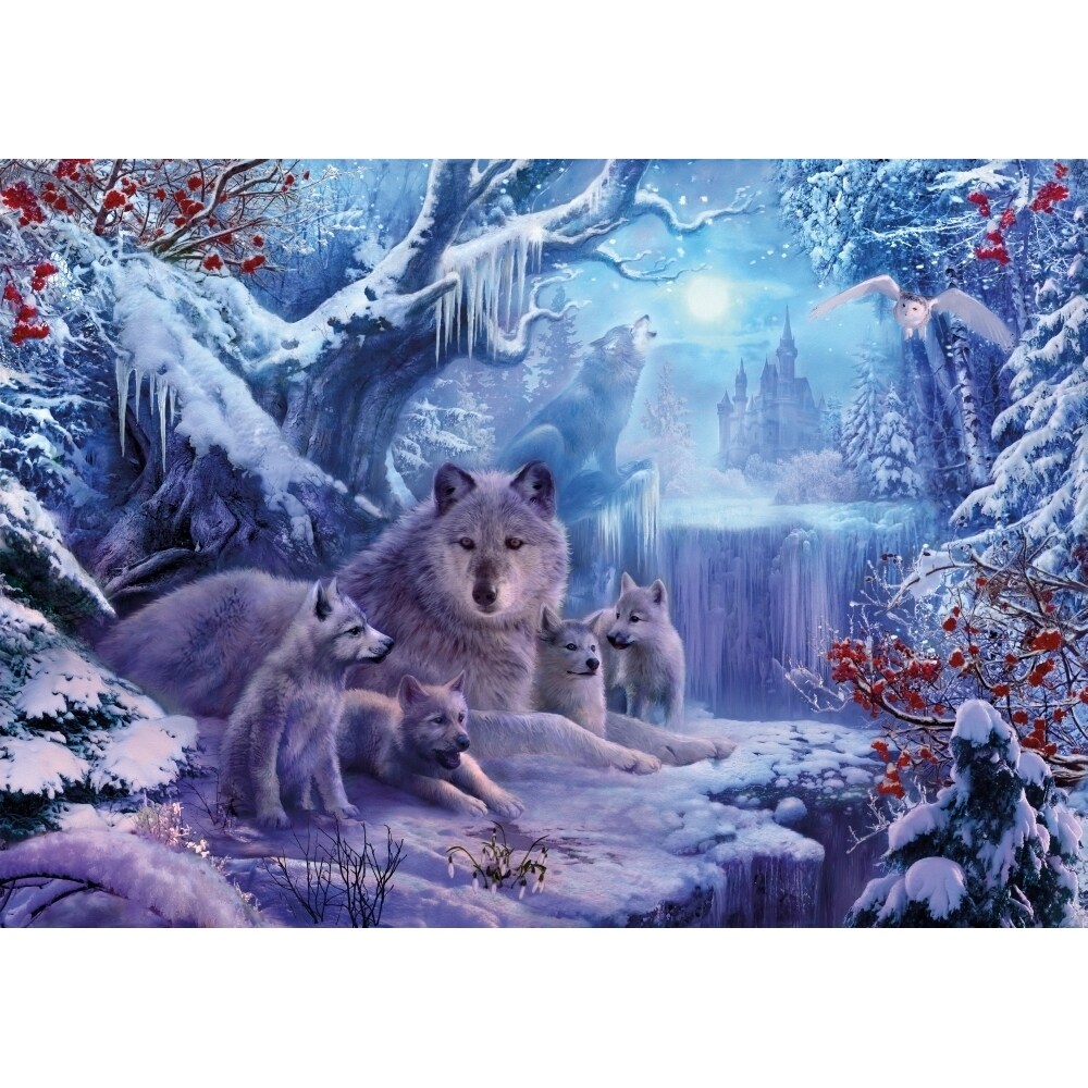 Winter Wolves Poster Print By Jan Patrick