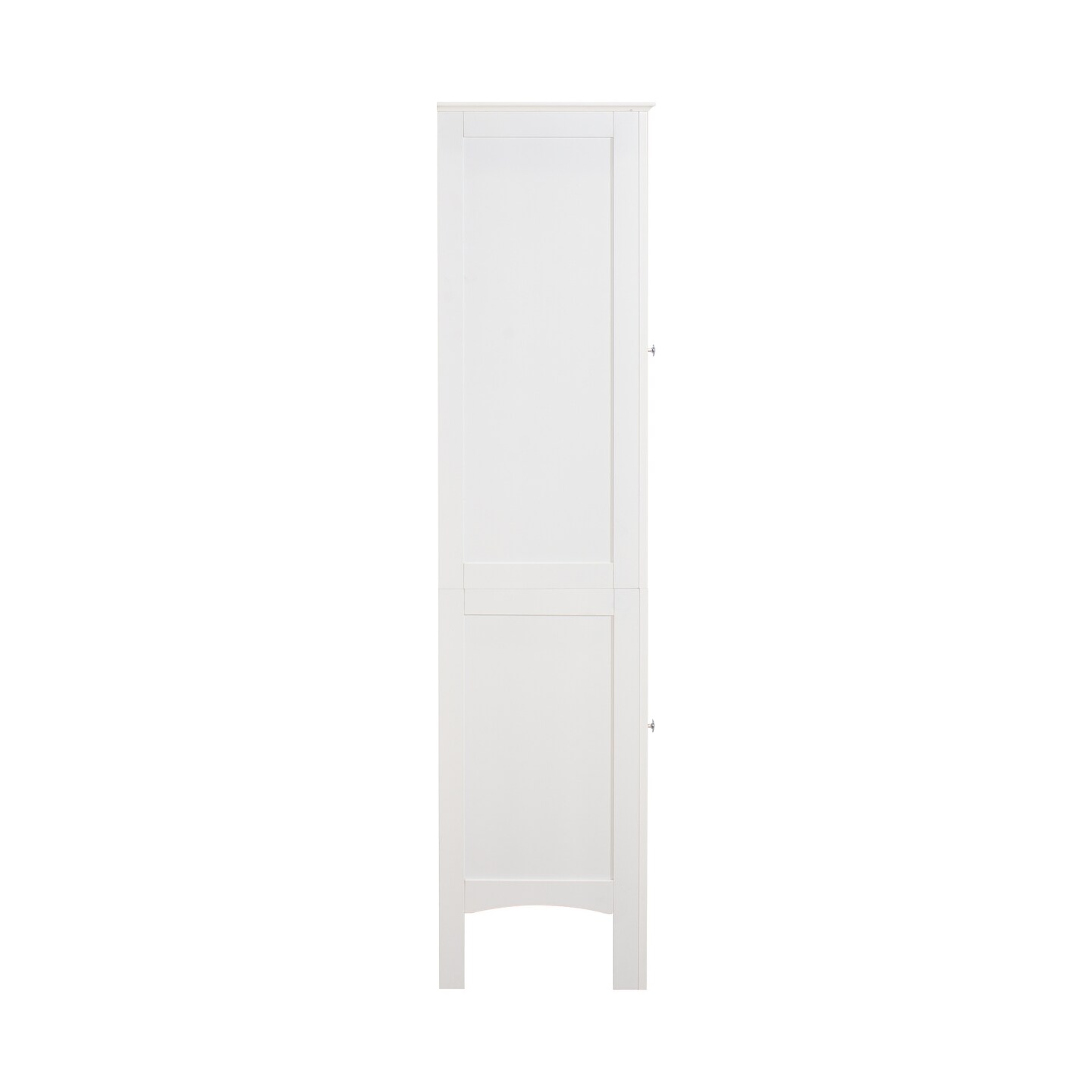 Tall Narrow Tower Cabinet with Shutter Doors - 46.42 | Stylish Storage Solution