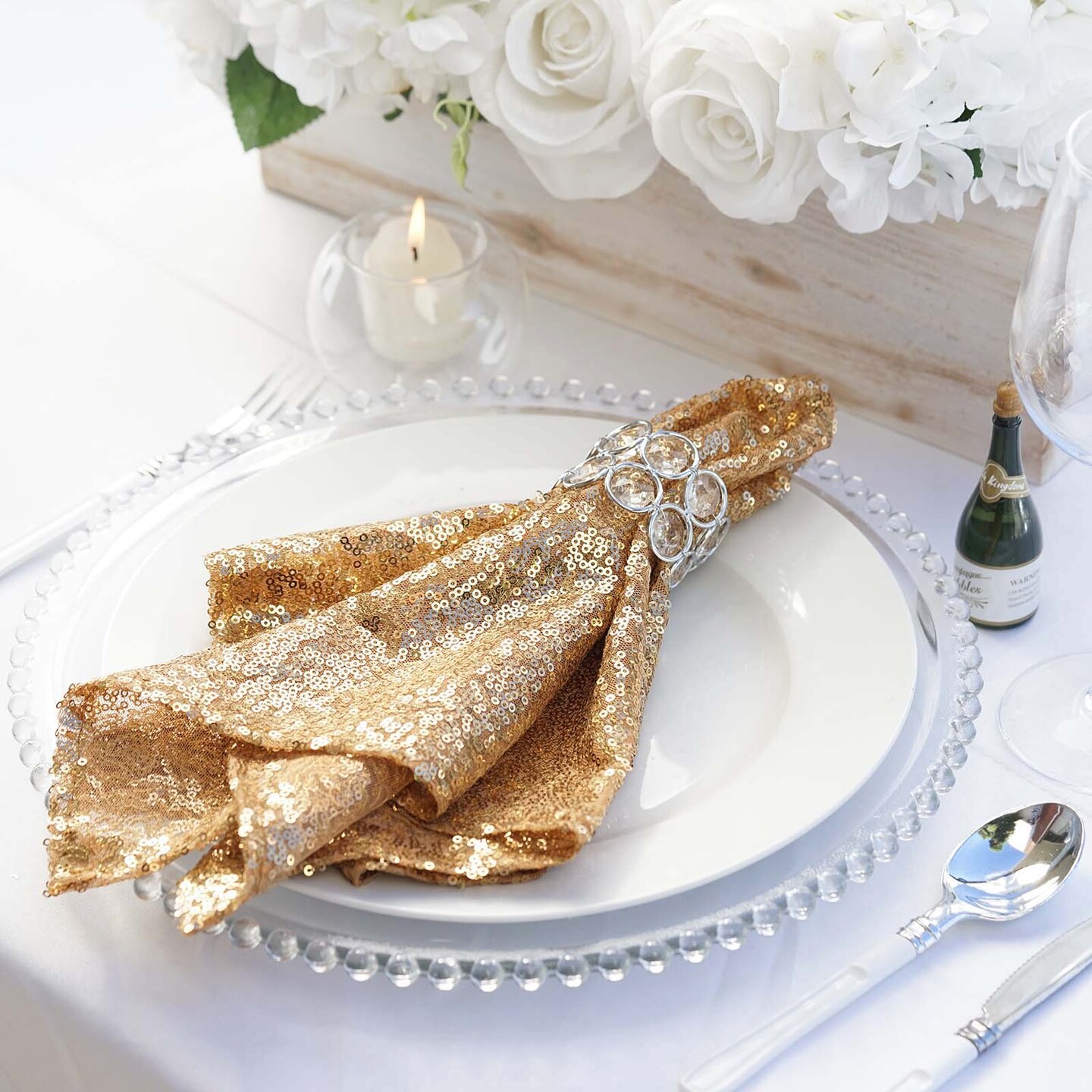 20&#x22; Sequins Napkins