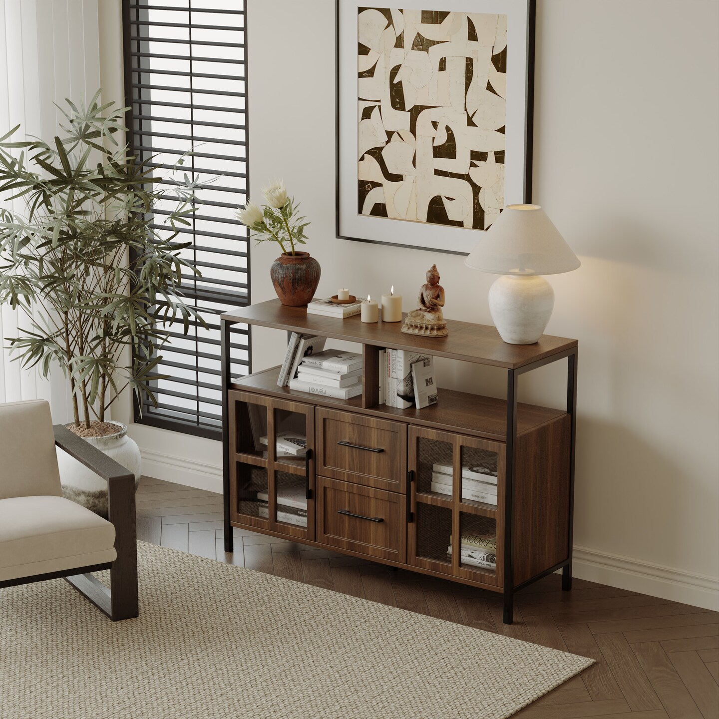 Customizable Retro Buffet Cabinet | Organize in Style