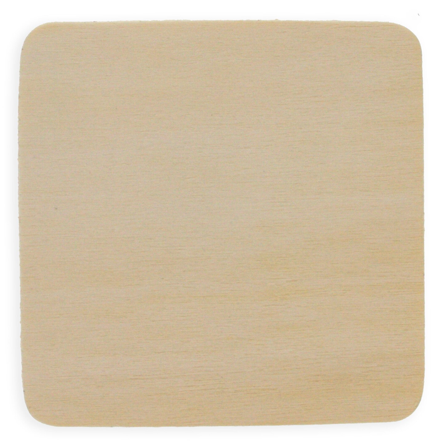3-Inch Unfinished Square Wooden Plaque for DIY Crafts