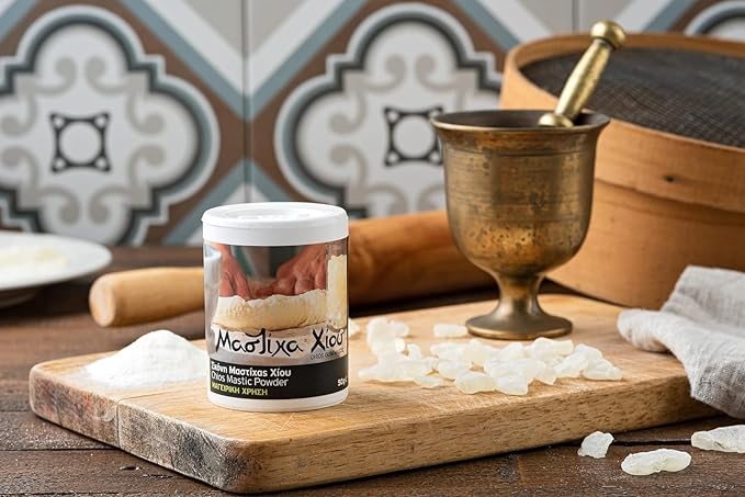 MASTIHA&#xAE;- Powder for Cooking 50 Gr - Xios Mastic | A Culinary Essential for Exquisite Dishes