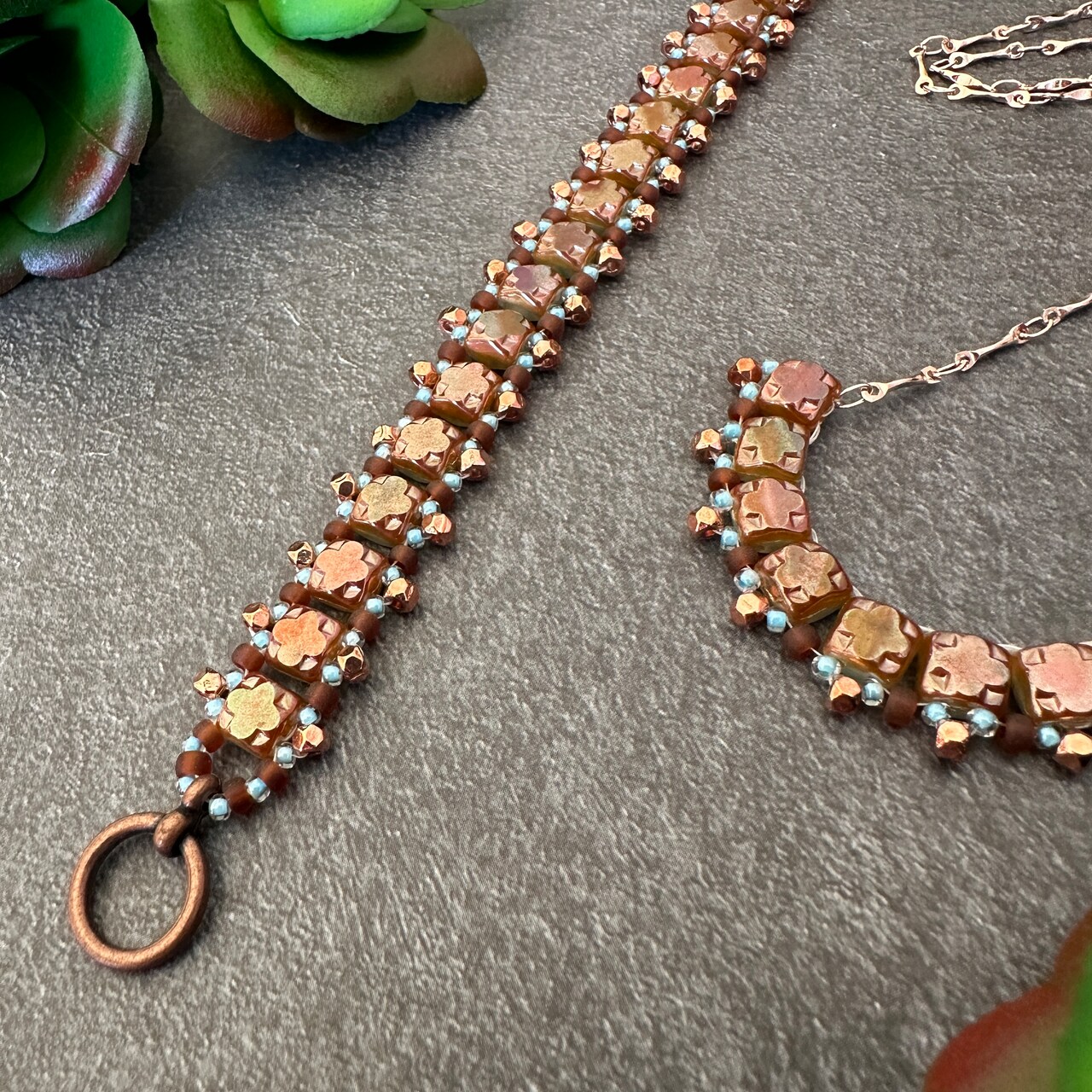 Bronze Age Jewelry Set with John Bead and @daniellewickesjewelry