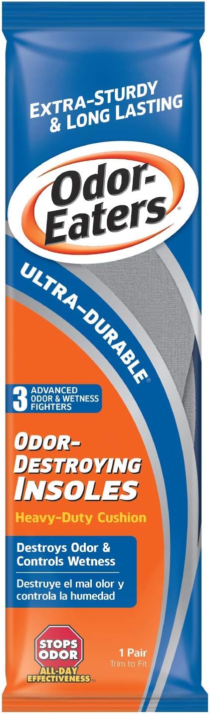 Odor Eaters&#xAE; - Insoles Ultra-Durable (3 Pack) | Ultimate Durability for Every Step | Fortify Your Footwear for Lasting Comfort