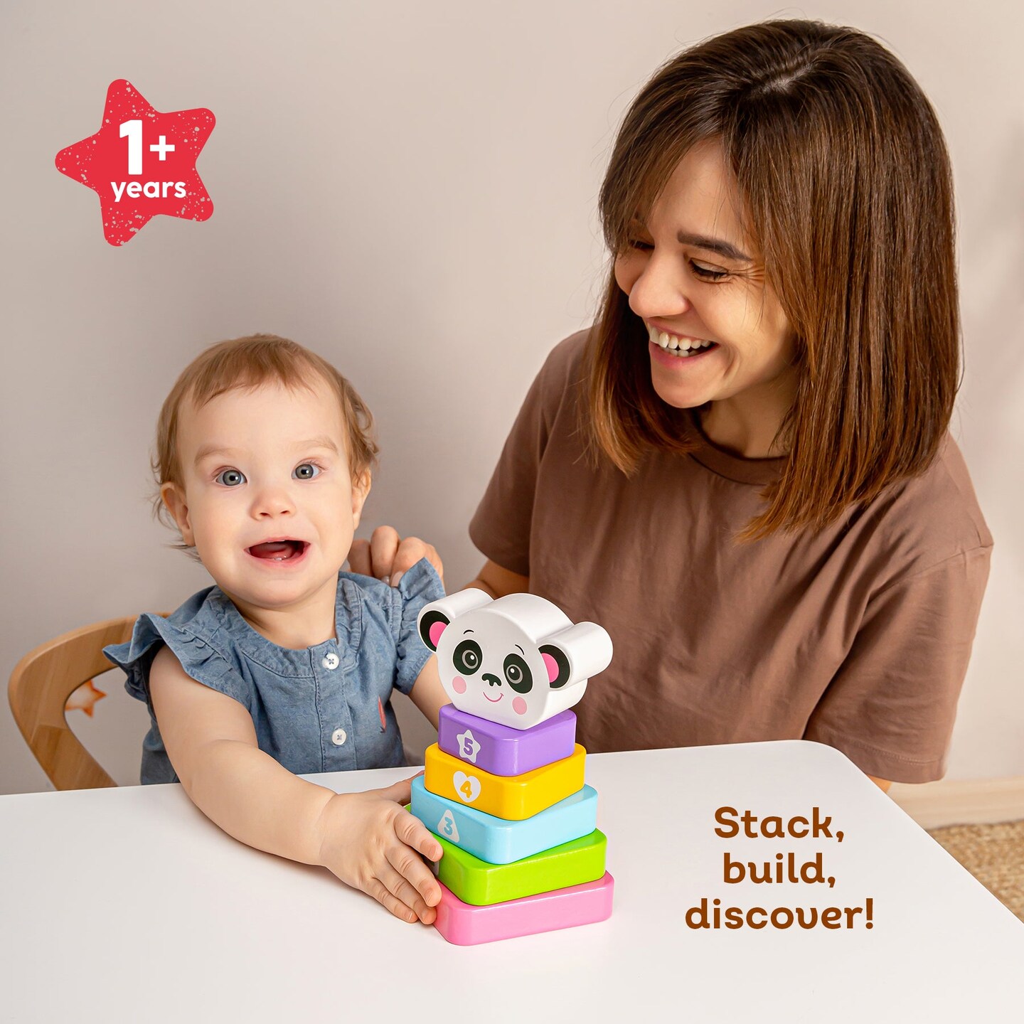 Kids Hits Wooden Stack and Play Panda: Endless Fun in Every Stack!