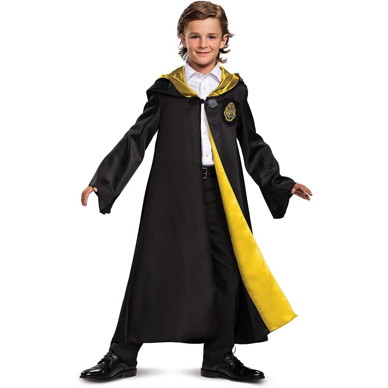 Disguise Harry Potter Hogwarts Robe Cloak Deluxe Kidz size S 4/6 Hooded ...