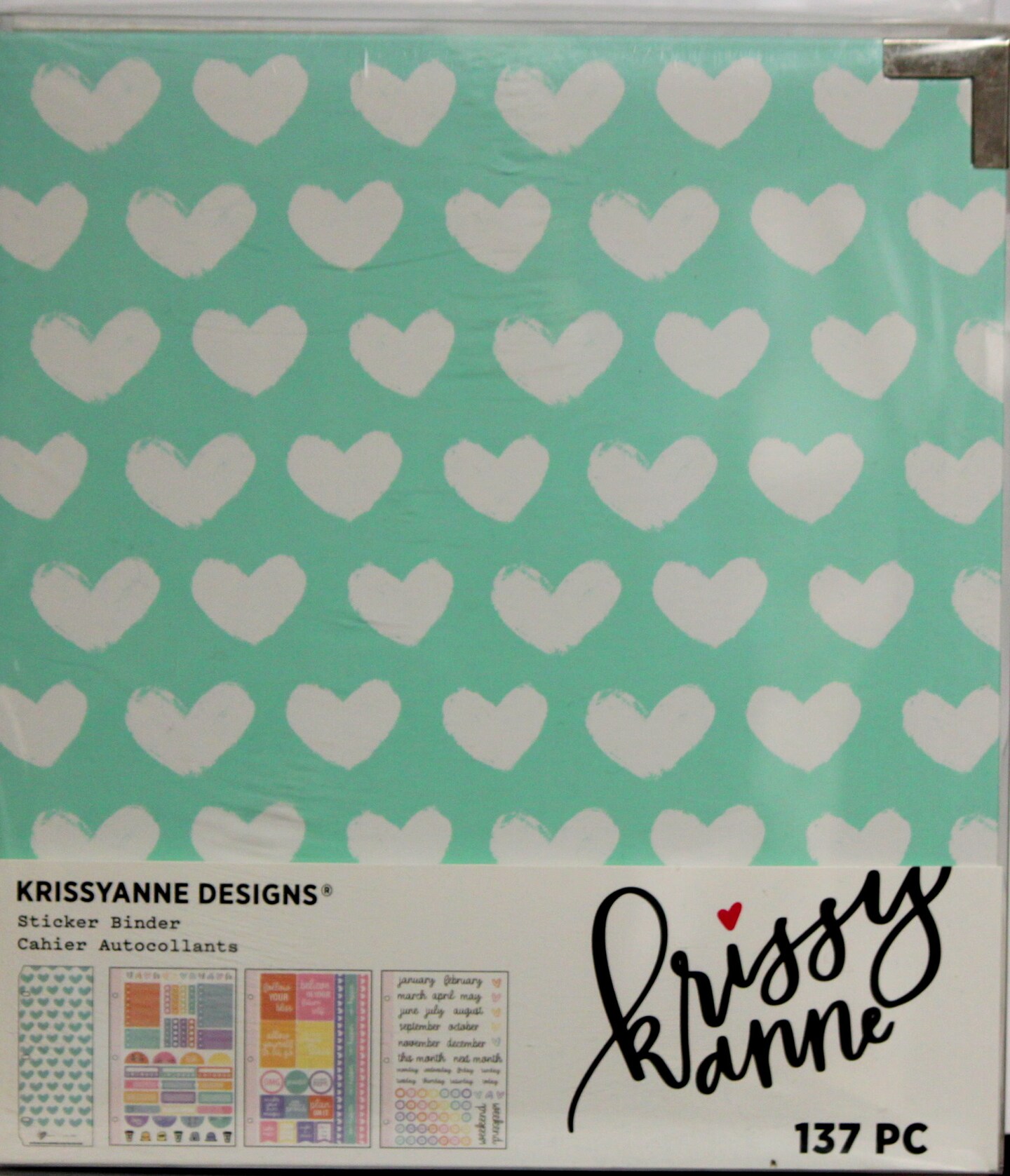Krissy Anne Designs 137 Piece Sticker Binder