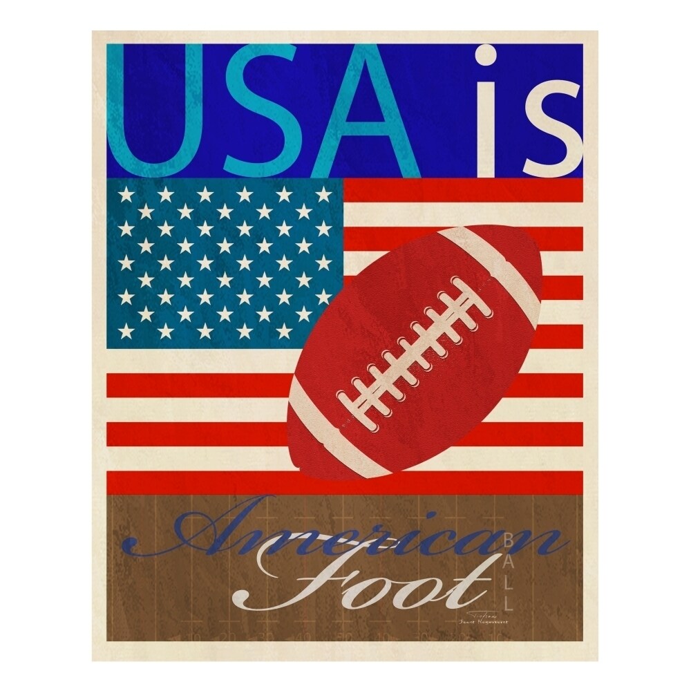 Usa Is American Football Poster Print By Joost Hogervorst