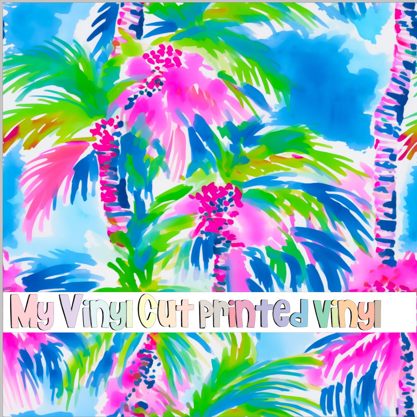 12 x 12 inch Sheet of Printed Vinyl or HTV in the K80-23 Pattern ...