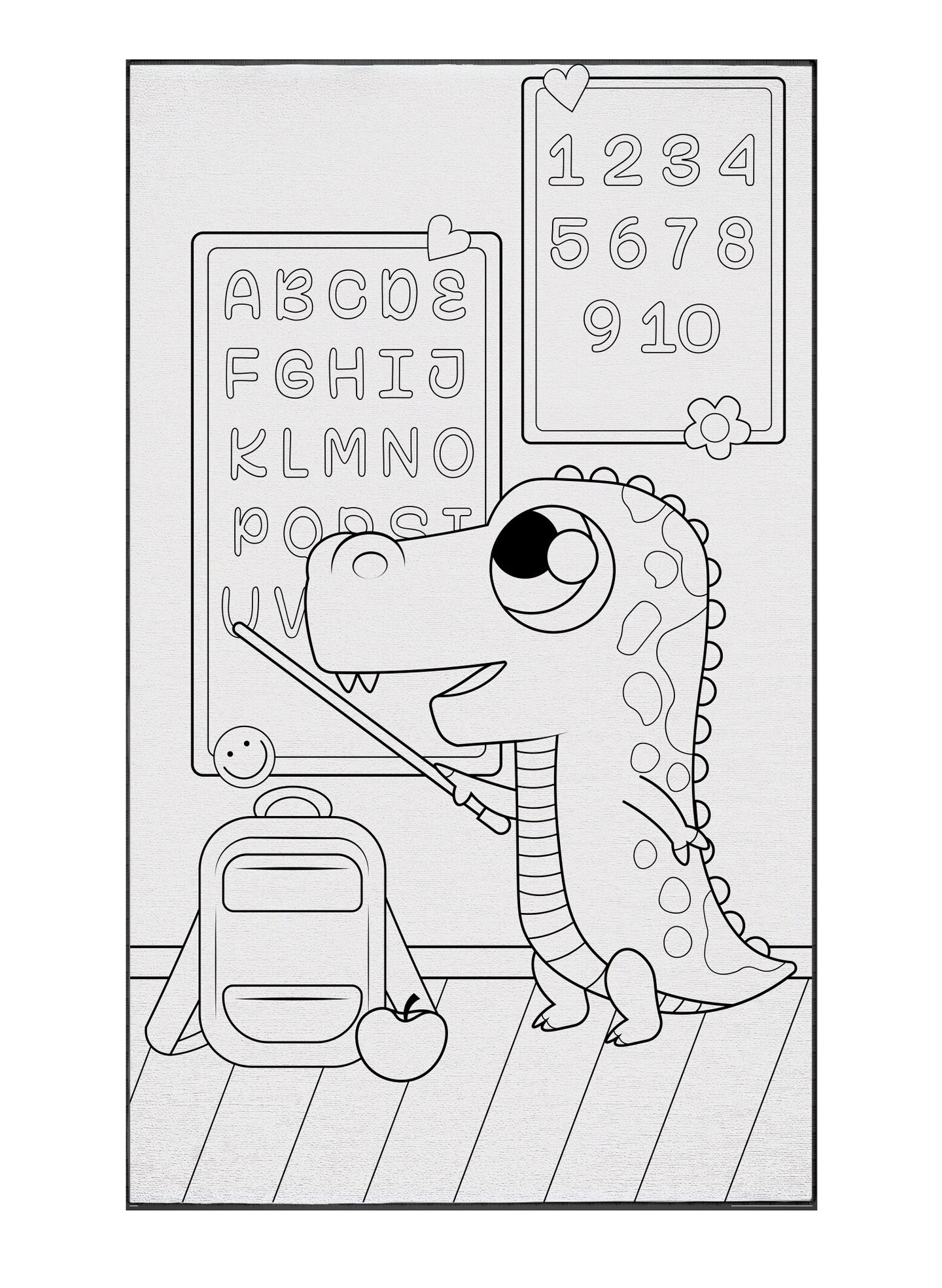 Coloring Activity Dinosaur Rug &#x26; Markers Sarcosuchus Dinosaur Birthday Gift For Kids Nursery Decor Playroom Party Games  Gift For Artist