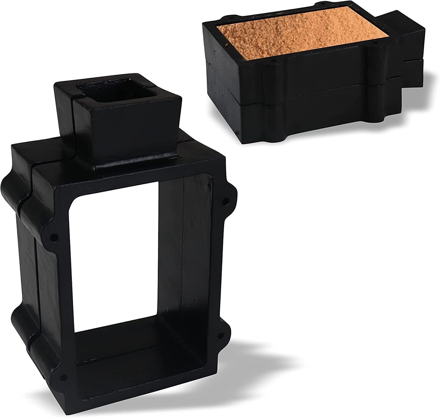 Cast Iron 2-Part Flask Mold Frame for Sand Casting Jewelry Metal Casting Making Toool