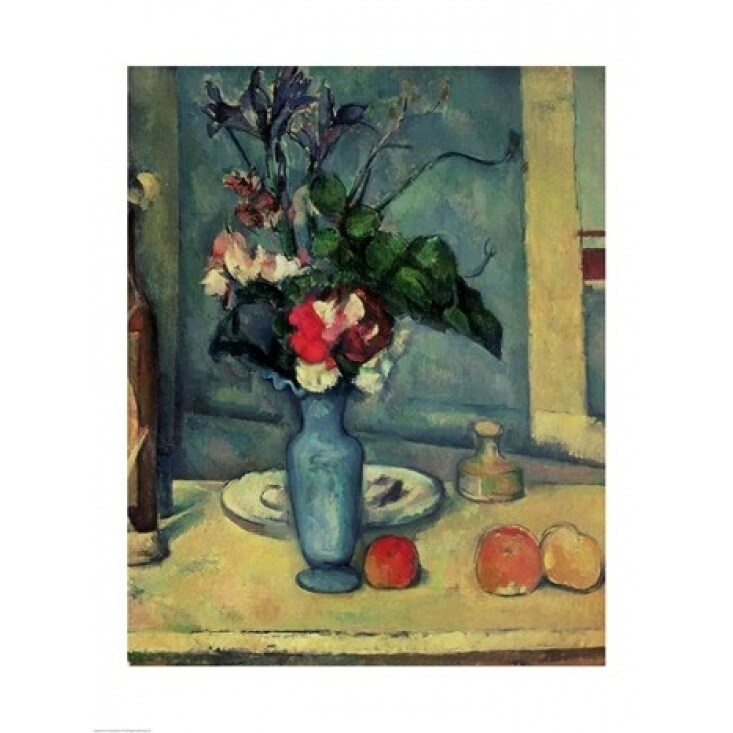 Buy in Bulk - Posterazzi The Blue Vase Poster Print by Paul Cezanne ...