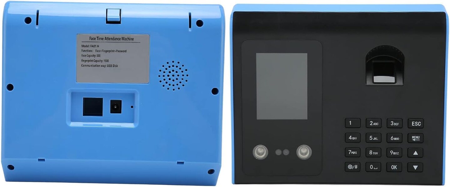 Heayzoki&#xAE; Fingerprint Time Clock, Time Clocks for Employees | Automatic Time Calculation