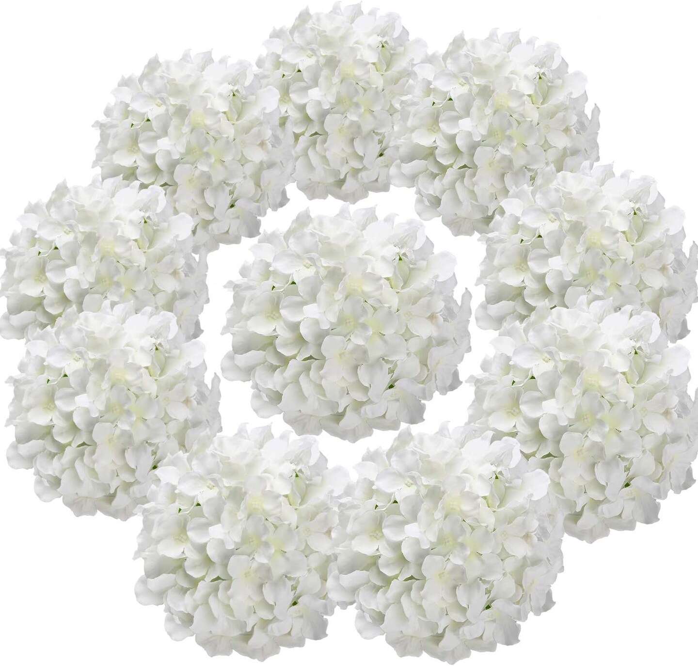 Hydrangea Head Artificial Flowers for Home &#x26; Wedding Decor