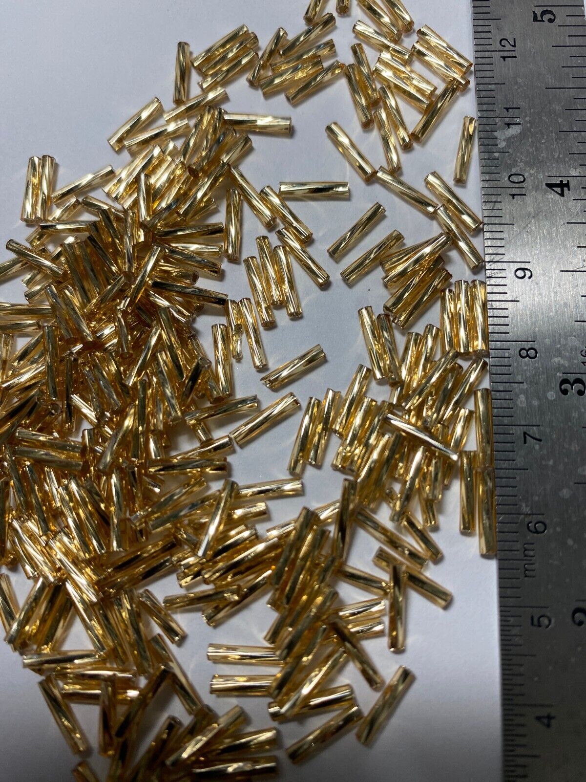 25g Twisted Bugle Beads Michaels